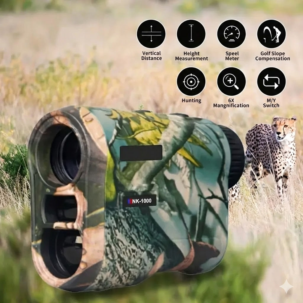 NOHAWK 1000m wiederaufladbarer Entfernungsmesser, Camouflage