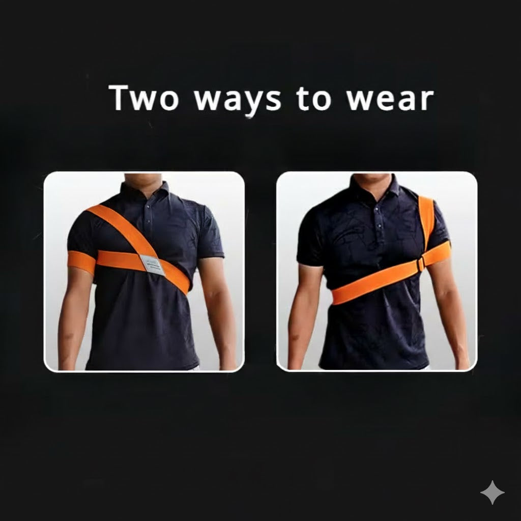 Golf Swing Training Belt – Body Turn Connection & Arm Correction Aid (Adjustable Tension Rope)